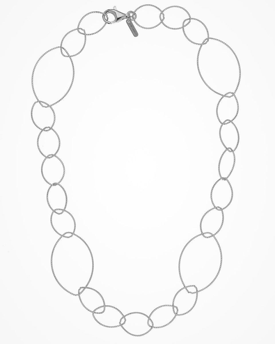 Arabesque Long Silver Necklace – DESMOS US